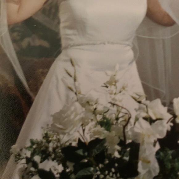 Alvina Valenta satin wedding dress - Picture 3 of 8